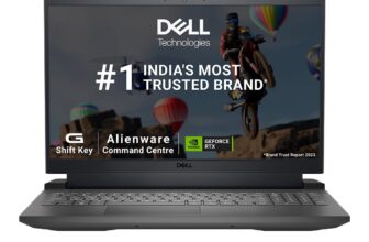 Dell G15-5530 Gaming Laptop, Intel Core i5-13450HX Processor, 16GB DDR5, 1TB, NVIDIA RTX 3050,6GB GDDR6, 15.6" (39.62cm) FHD 120Hz